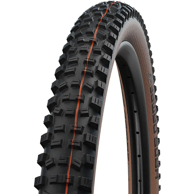 Neumático SCHWALBE HANS DAMPF 29x2.35 ADDIX SOFT SUPERTRAIL Tubeless Ready Blando Negro/Marrón