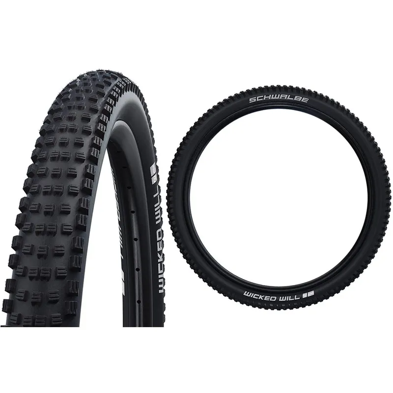 Neumático SCHWALBE WICKED WILL 27.5x2.60 ADDIX PERFORMANCE TubeType Soft Negro