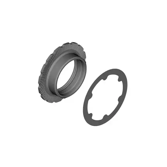 12V SHIMANO XT FC-M8100 Tuerca y Arandela de plato Negro