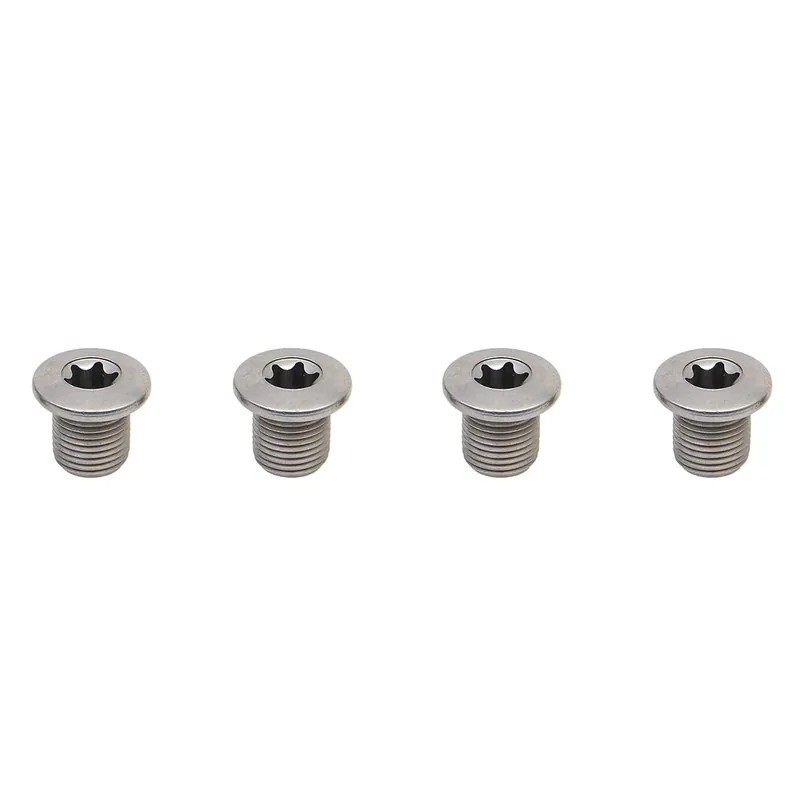 Juego de tornillos de plato interior para platos y bielas SHIMANO XT M780 / M785 / FC R7000, plata (x4)