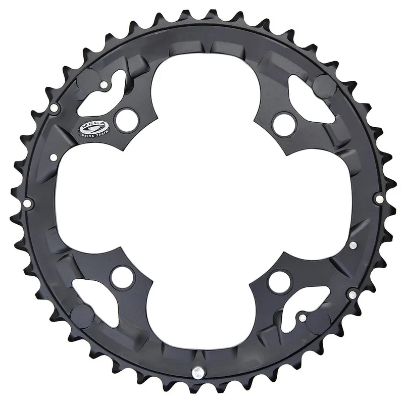 SHIMANO DEORE M590 9V 4 Agujeros 104mm Negro Plato Outdoor