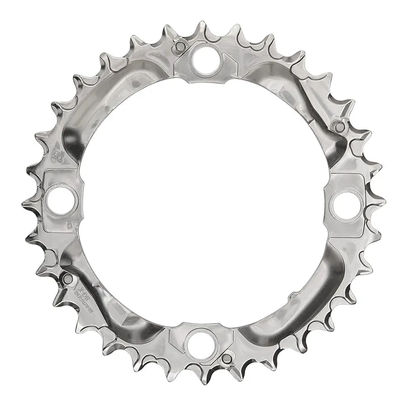 SHIMANO DEORE M530 9V Plato Intermedio Plata 4 Agujeros 104mm