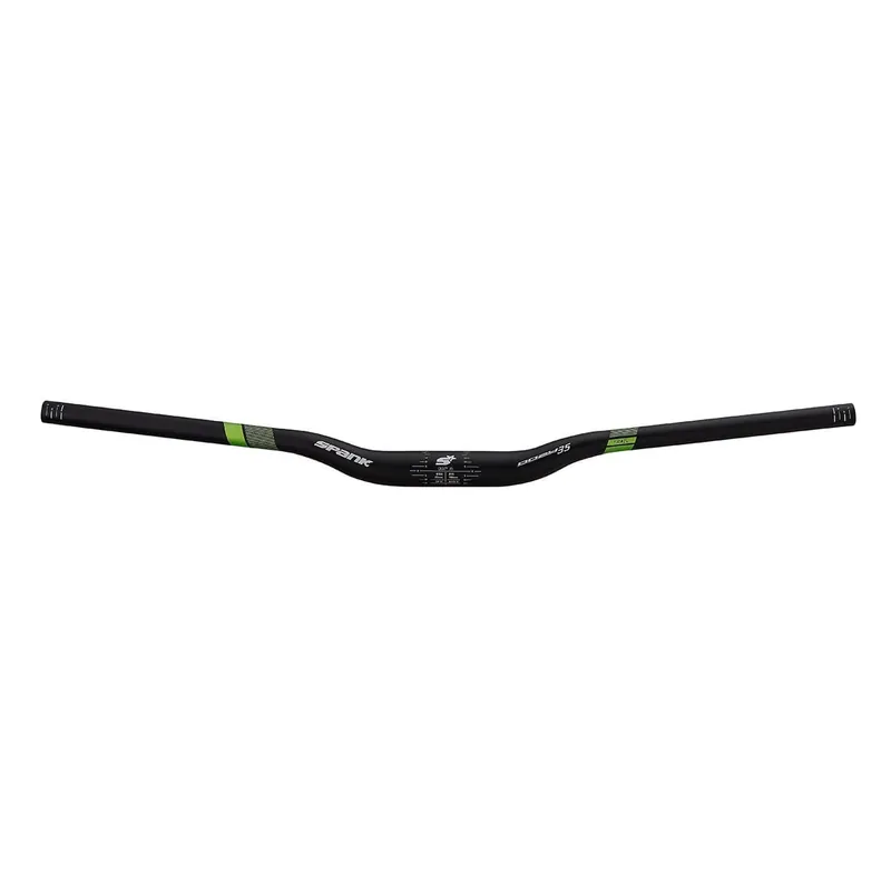 Manillar SPANK OOZY 35 Rise 25mm 35/780mm Negro/Verde