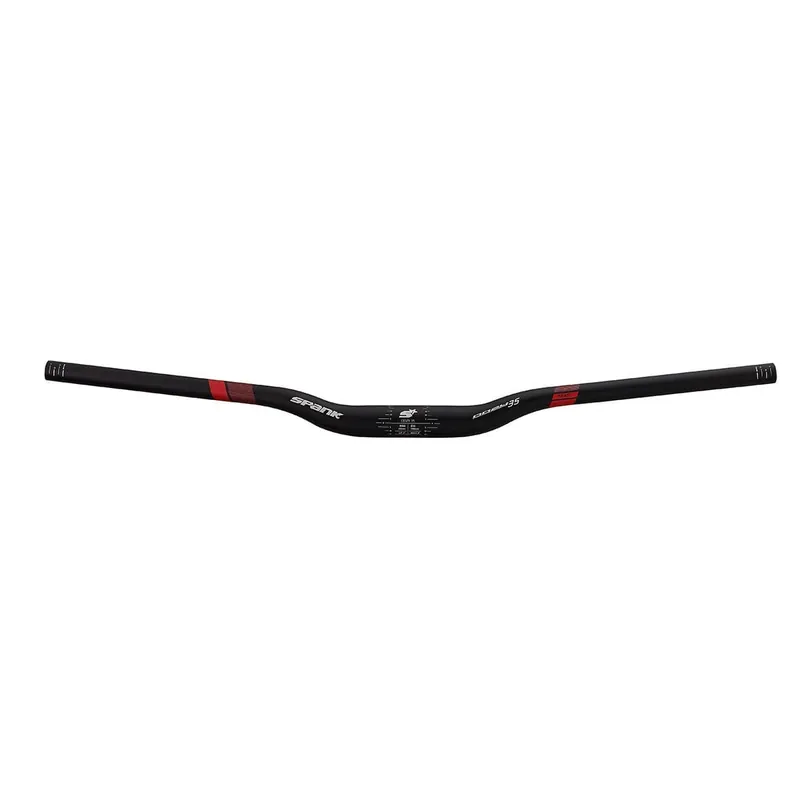 Manillar SPANK OOZY 35 Rise 25mm 35/780mm Negro/Rojo