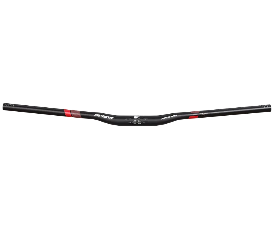 SPANK SPIKE 800 VIBROCORE Rise 15mm 31.8/800mm Manillar Negro / Rojo