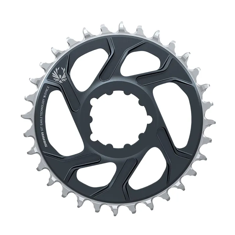 SRAM X-SYNC 2 EAGLE 12V Direct Mount Offset 4mm Lunar Grey Mono Plato