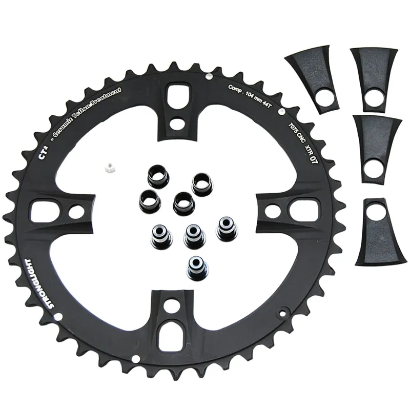 STRONGLIGHT CT² SHIMANO XTR M970 9V 4 Agujeros 104mm Plato exterior