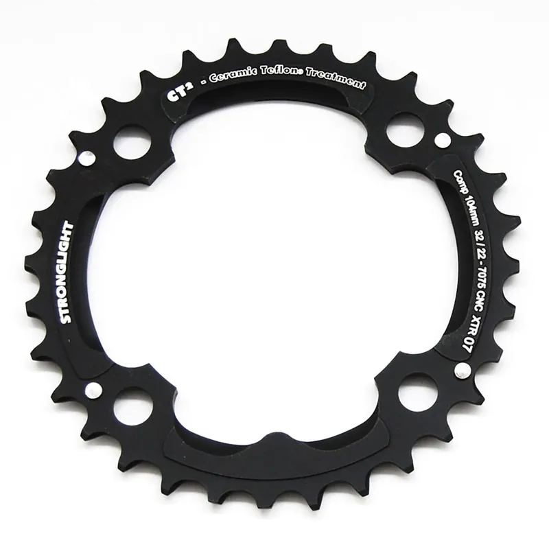STRONGLIGHT CT² SHIMANO XTR M970 9V 4 Agujeros 104mm Plato Intermedio