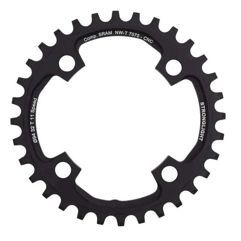 STRONGLIGHT ALU 7075 NARROW WIDE Sram X01 11V 4 Agujeros 94mm Mono Plato