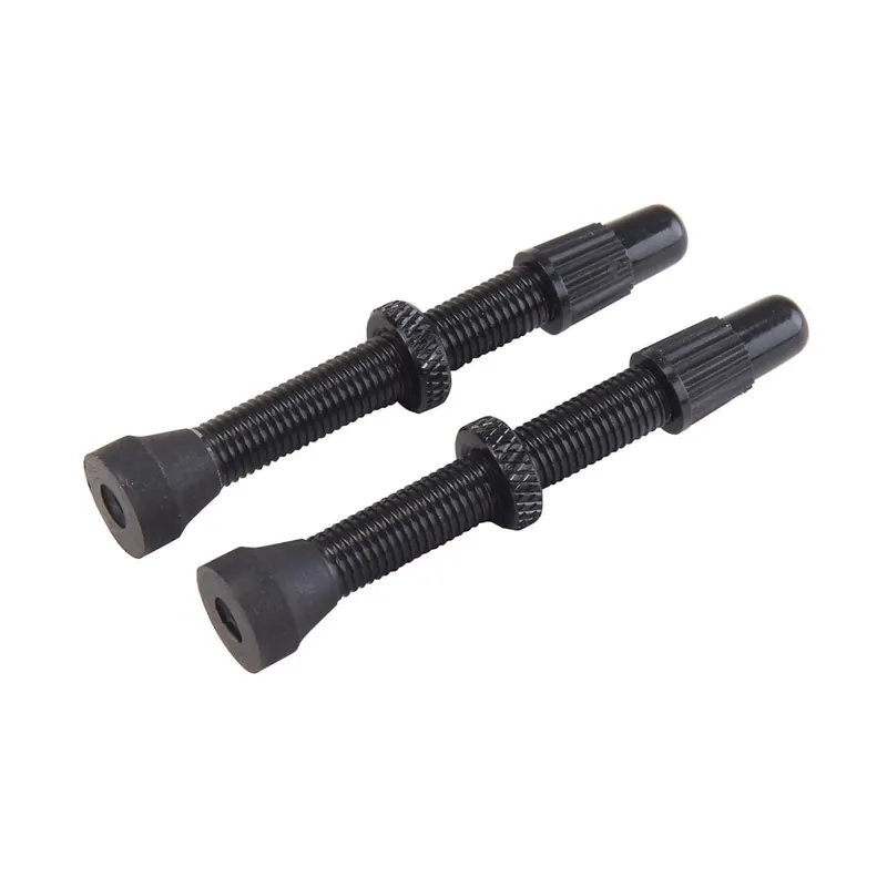 Juego de 2 válvulas VAR Presta Aluminio 44 mm Negro