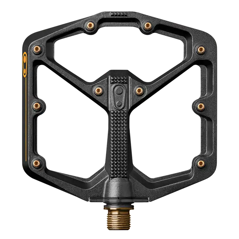 CRANKBROTHERS STAMP 11 Pedales Planos Anchos Negro/Oro