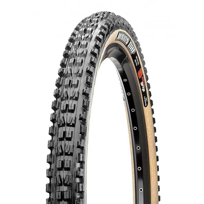 Neumático MAXXIS MINION DHF 27.5x2.30 Exo 3C MaxxTerra Tubeless Ready Soft Tanwall