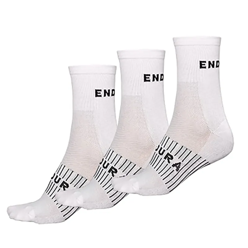 ENDURA COOLMAX Calcetines de 3 pares Blanco