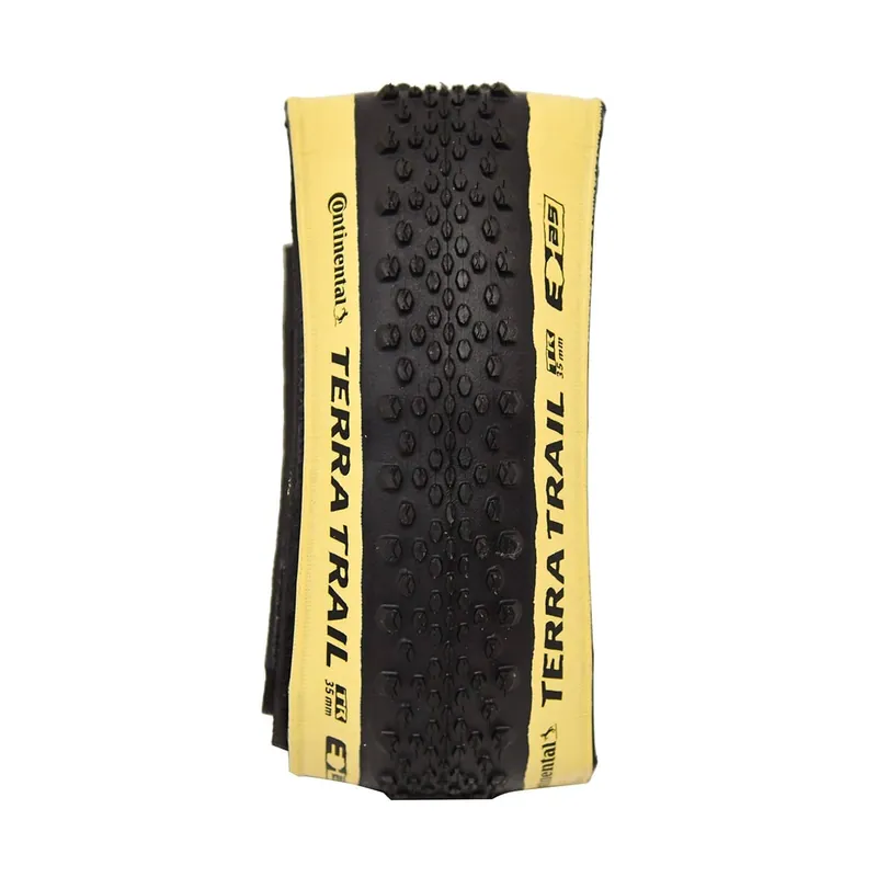 Neumático CONTINENTAL TERRA TRAIL SHIELDWALL SKIN 700x35c Tubeless Ready Beige