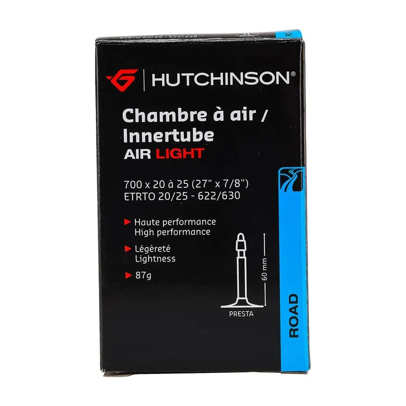 Cámara de aire HUTCHINSON AIR LIGHT 700x20/25 PRESTA
