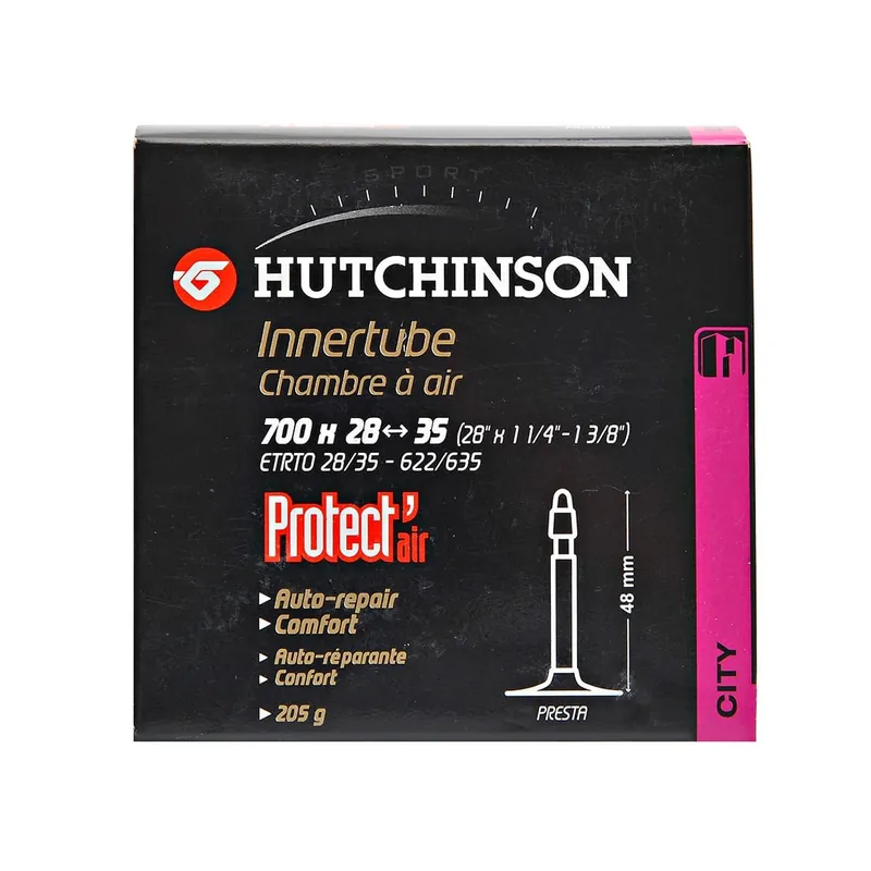 Cámara de aire HUTCHINSON PROTECT'AIR 2 700x28/35 PRESTA 48mm