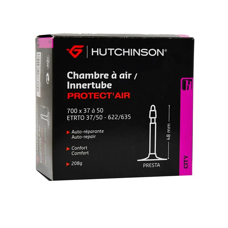 Cámara de aire HUTCHINSON PROTECT'AIR 2 700x37/50 PRESTA