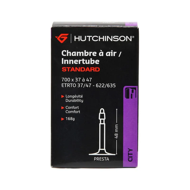 Cámara de aire HUTCHINSON STANDARD 700x37/47 PRESTA