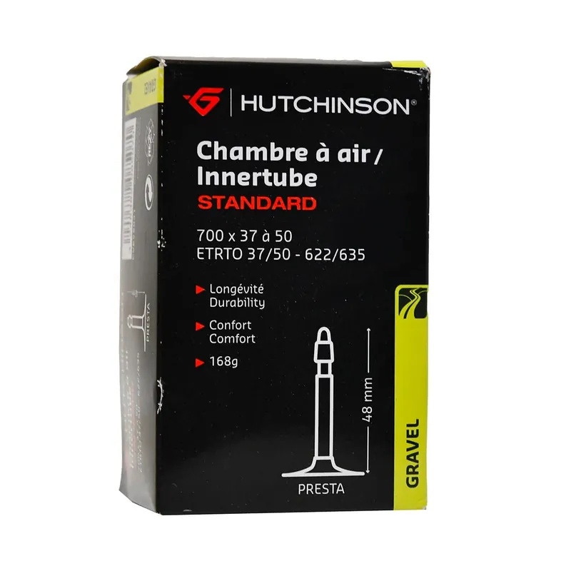 Cámara de aire HUTCHINSON STANDARD GRAVEL 700x37/50 PRESTA