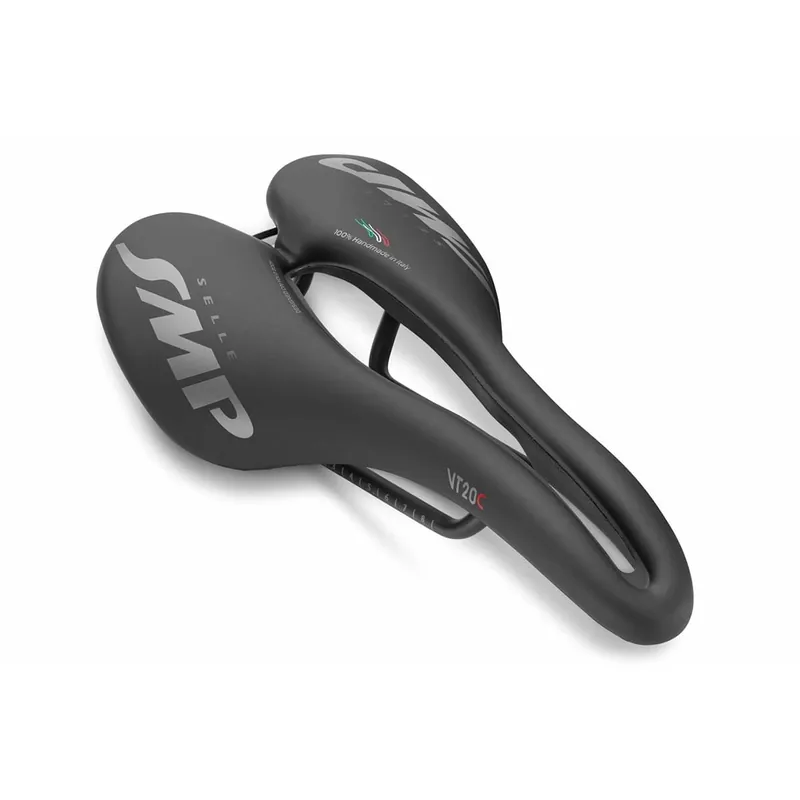 SMP VT20C Sillín 144mm Ancho Raíles Carbono Negro