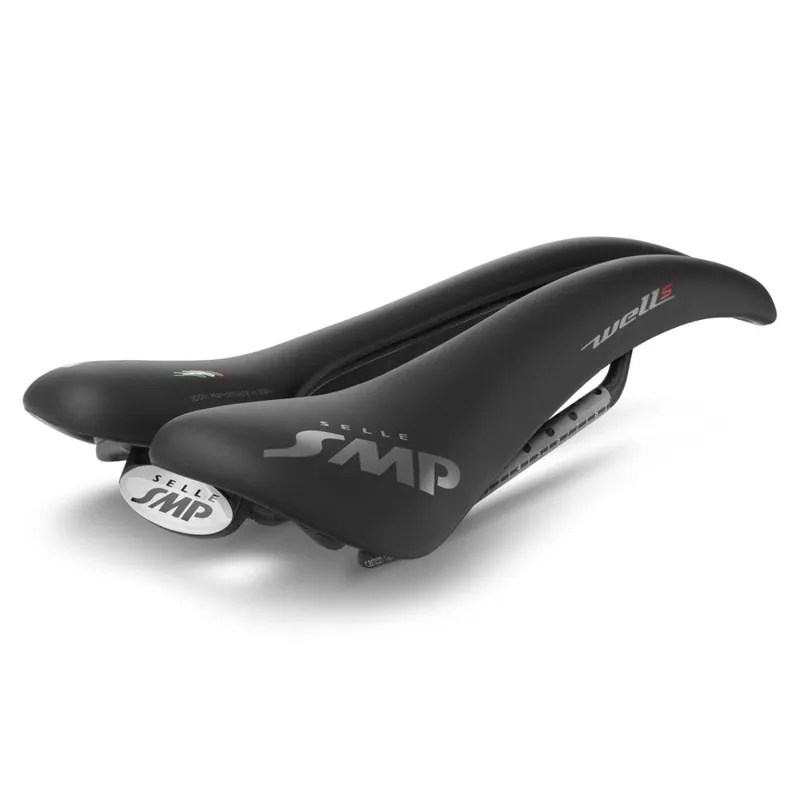 Sillín SMP WELL S Ancho 138mm Carbono Raíles Negro
