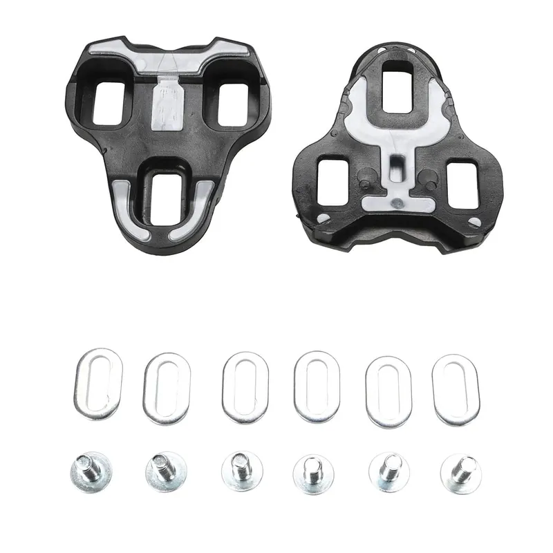 Kit de cuñas VELOX ANTI-SLIP para pedales LOOK KEO Black 0°.