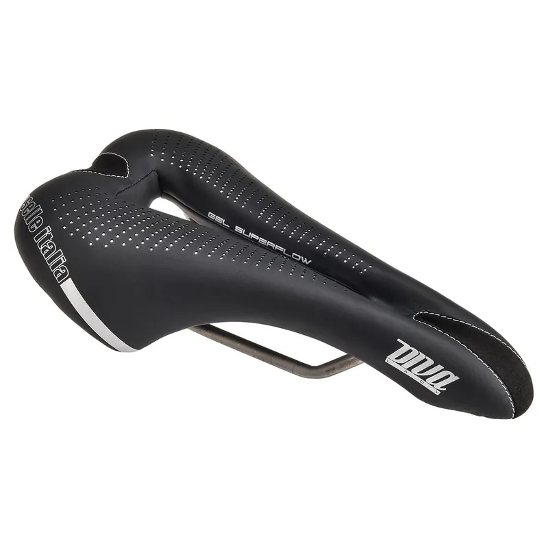 Sillín SELLE ITALIA DIVA GEL SUPERFLOW S Mujer Rails TI316