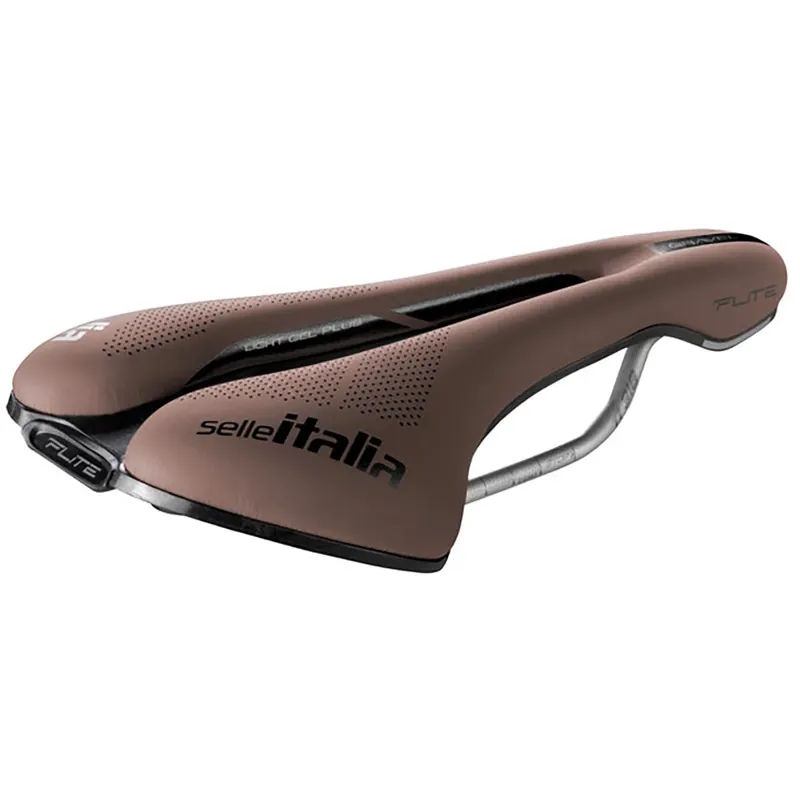 Sillín SELLE ITALIA FLITE BOOST GRAVEL SUPERFLOW L3 Rails TI 316 Marrón