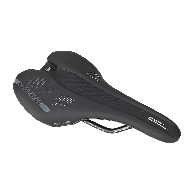 Sillín SELLE ITALIA SLR BOOST L Rails Manganeso Negro