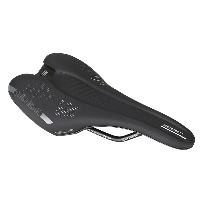 Sillín SELLE ITALIA SLR BOOST S Rails Manganeso Negro