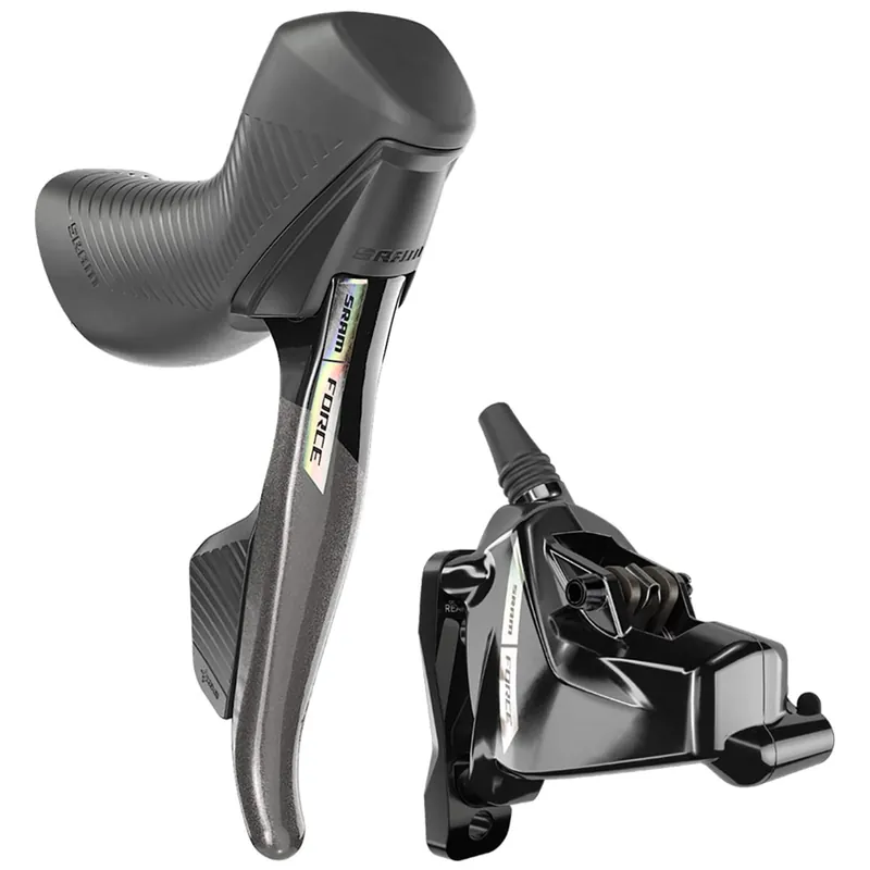 SRAM FORCE AXS D2 HRD 12V Palanca recta de montaje plano y pinza trasera sin cubierta