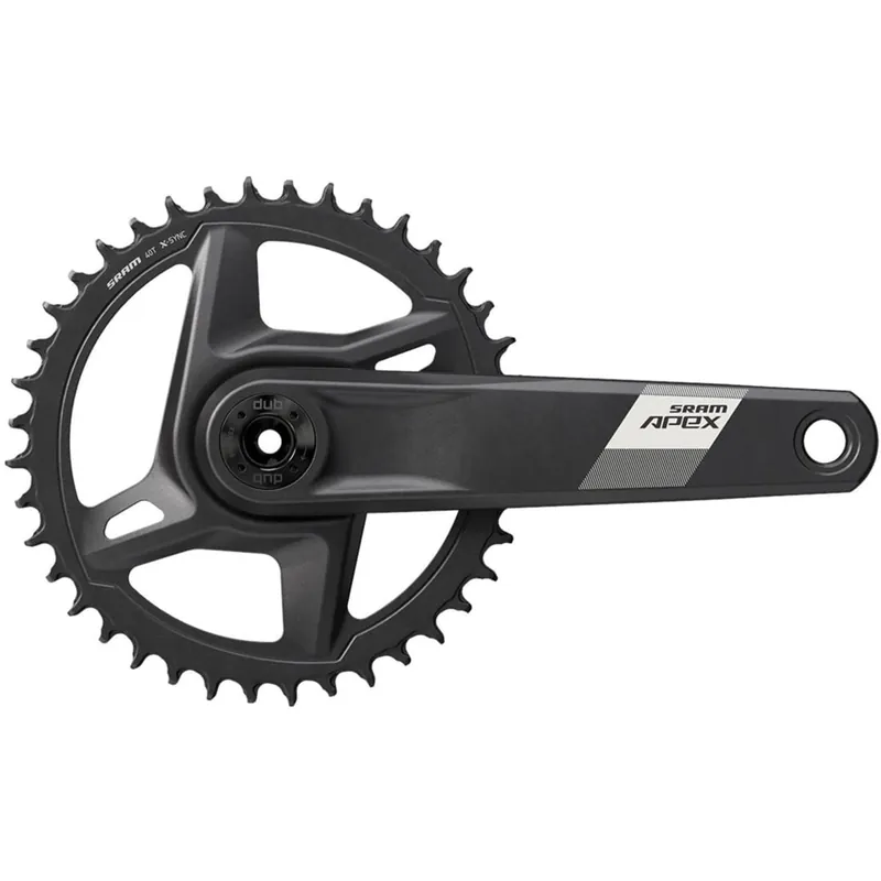 Platos y bielas 12V SRAM APEX D1 DUB Mono Direct Mount Cannondale Ai 83mm Negro