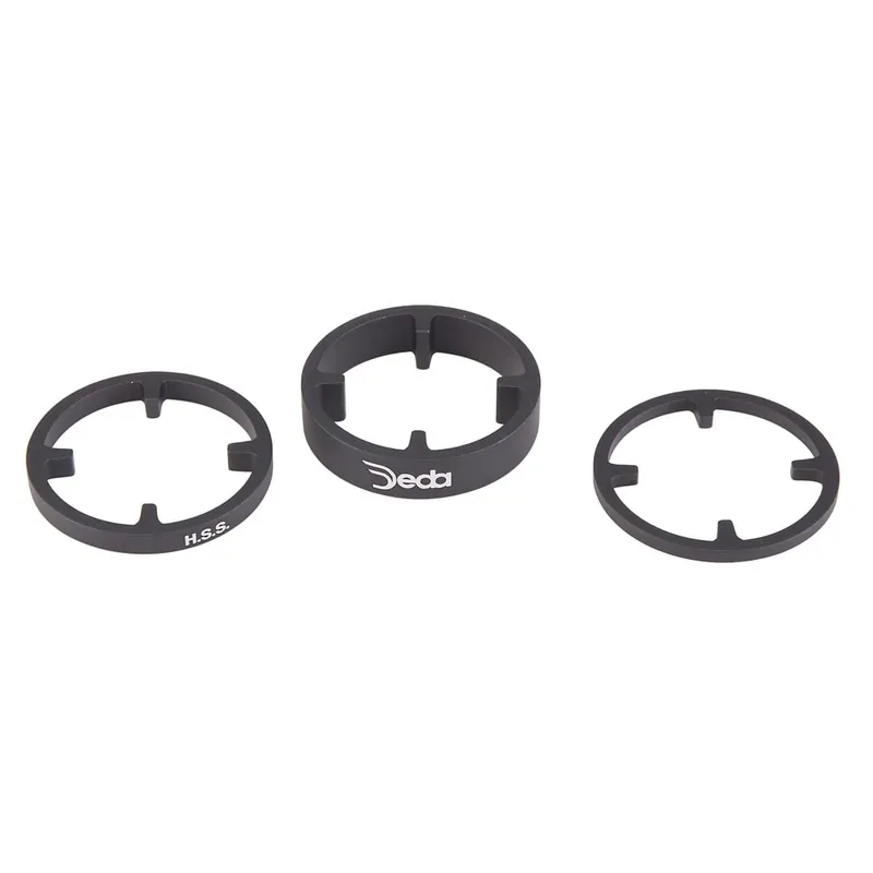 Juego de espaciadores de aluminio DEDA HSS 46 mm para juego de dirección