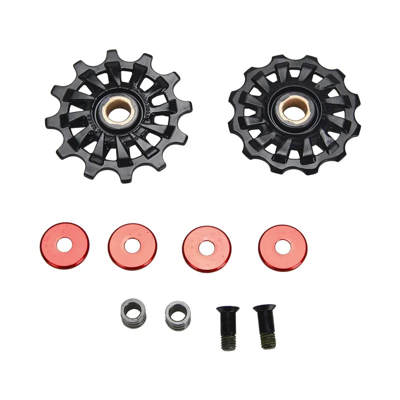 Juego de Ruedas y Tornillos para Desviador CAMPAGNOLO SUPER RECORD 12v #RD-SR612