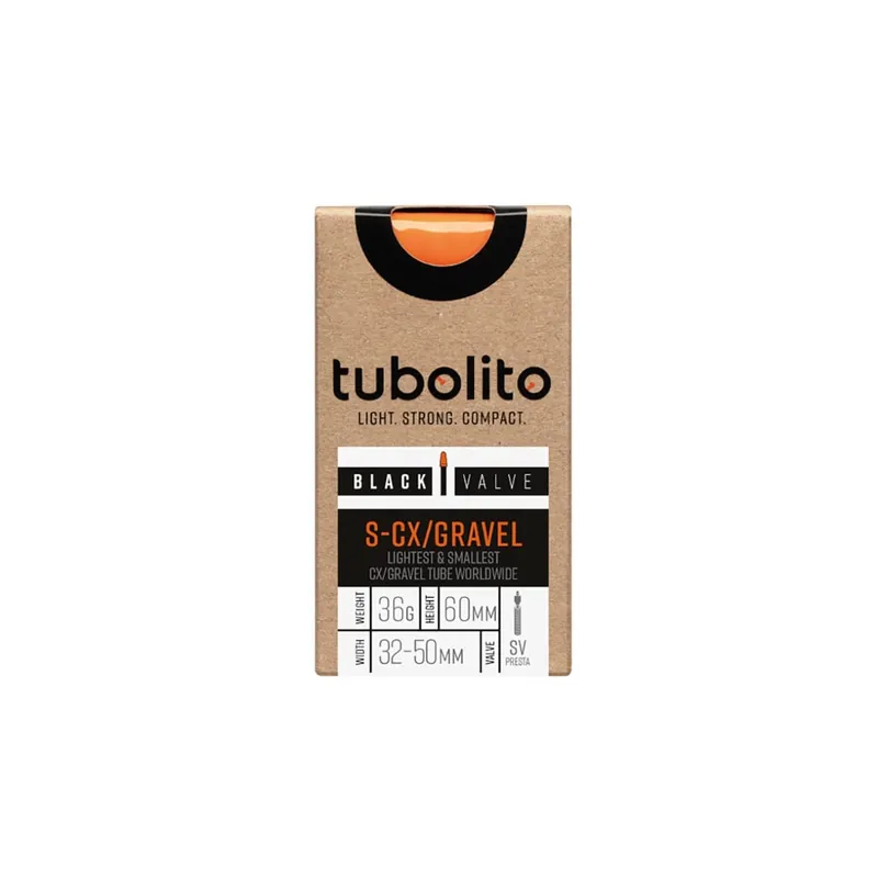 Cámara de aire TUBOLITO S-CX/GRAVEL 700x30/47 Presta, Negra