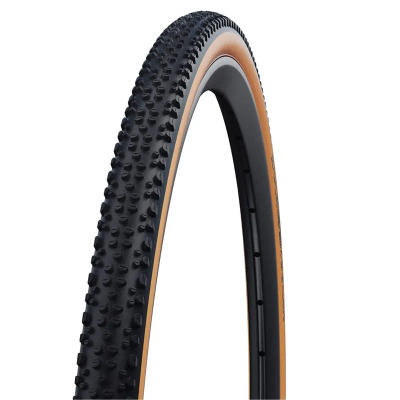 Neumático SCHWALBE X-ONE ALLROUND ADDIX RaceGuard 700x33c Tubeless Ready Marrón