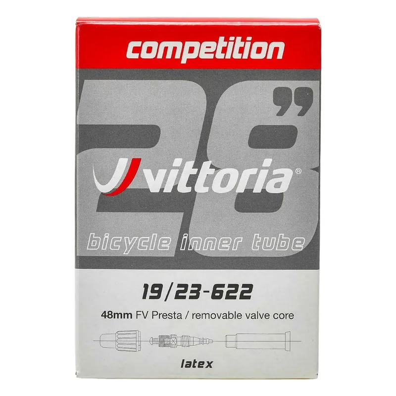 Cámara de aire VITTORIA COMPETITION LATEX 700x19/23 Válvula