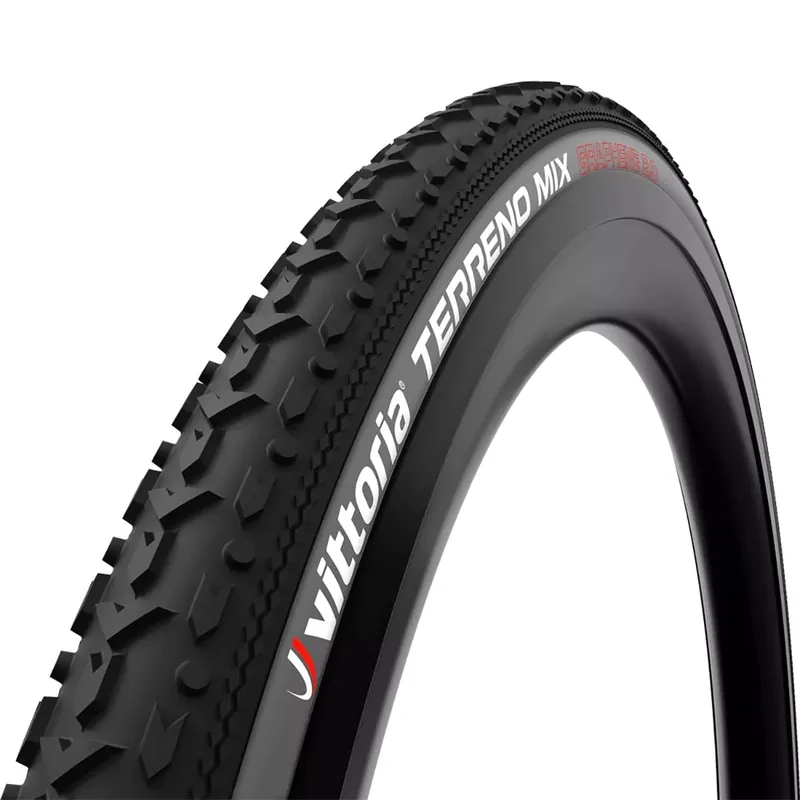Neumático VITTORIA TERRENO MIX GRAVEL ENDURANCE Graphene G2.0 700x45c Tubeless Ready Gris