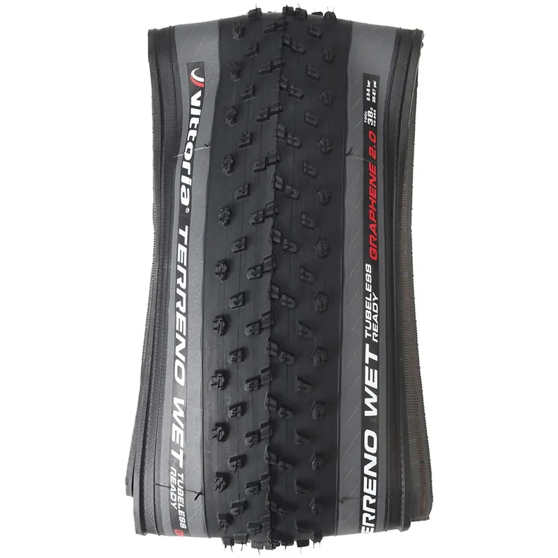 Neumático VITTORIA TERRENO WET GRAVEL ENDURANCE Graphene G2.0 700x40c Tubeless Ready Grey