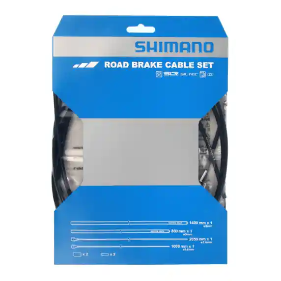 SHIMANO Kit de cable y latiguillo de freno PTFE Negro