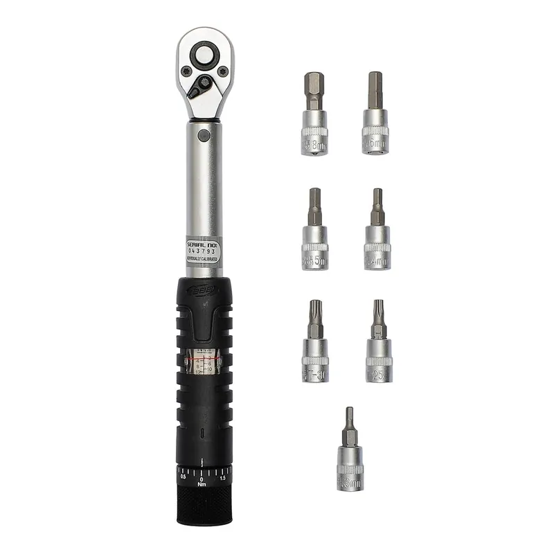 BBB TORQUESET Llave dinamométrica de 7 puntas (2-14 Nm) BTL-73