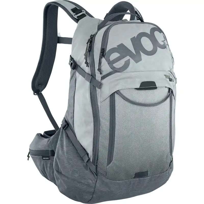 Mochila con Dorsal EVOC TRAIL PRO 26L Gris