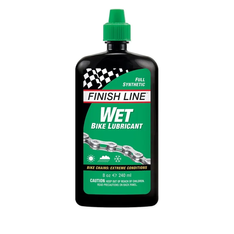Lubricante para cadenas FINISH LINE WET LUBE - Condiciones extremas (240ml)