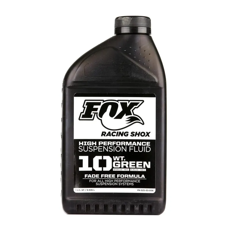 FOX RACING SHOX FLUID 32 OZ 10 WT Aceite de Suspensión Verde ( 940ml )