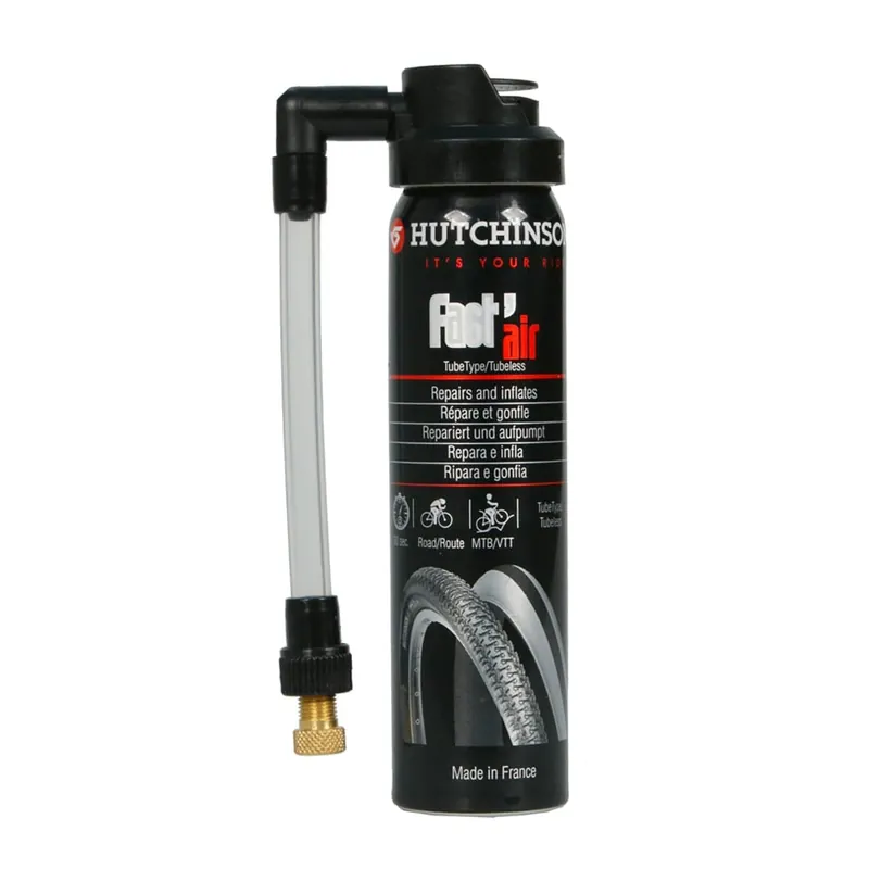 HUTCHINSON FAST'AIR Spray reparador de pinchazos con espita 75 ml