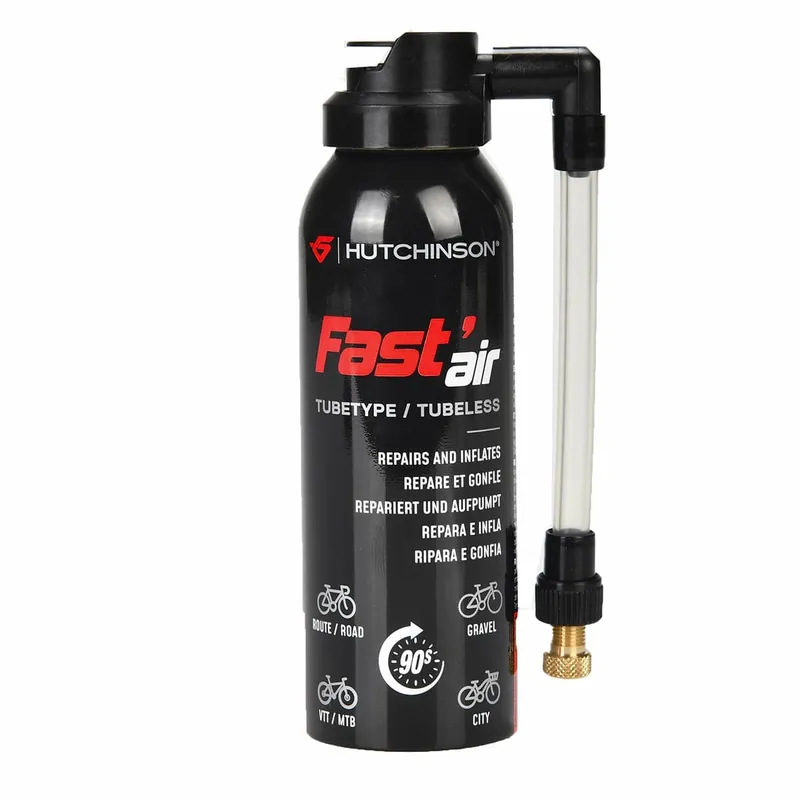 HUTCHINSON FAST'AIR Spray reparador de pinchazos con espita 125 ml