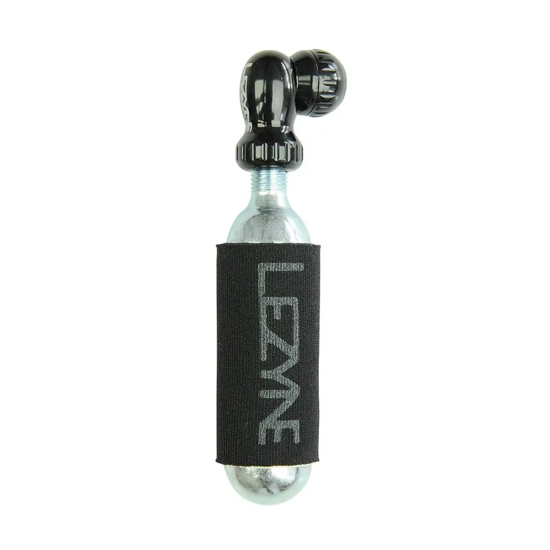 LEZYNE TWIN SPEED DRIVE percutor CO2 + cartucho CO2 roscado 16g (x1) Negro