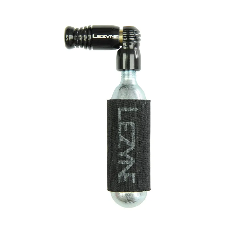 LEZYNE TRIGGER SPEED DRIVE percutor CO2 + cartucho CO2 roscado 16g (x1) Negro