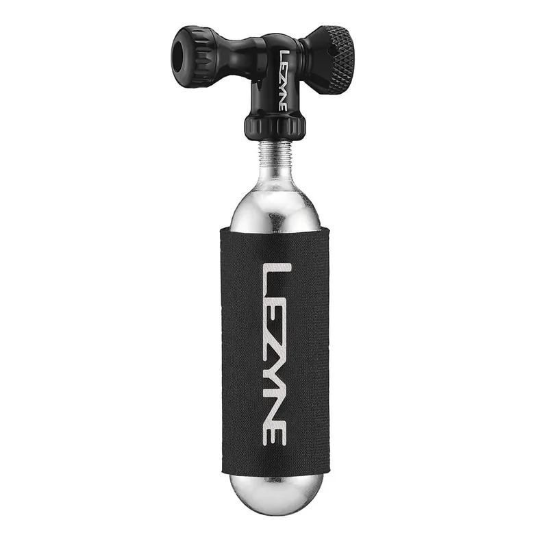 LEZYNE CONTROL DRIVE percutor CO2 + cartucho CO2 roscado (x1) Negro