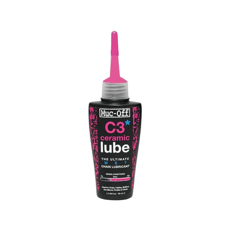 MUC-OFF C3 WET WEATHER Lubricante cerámico para condiciones húmedas (50 ml)